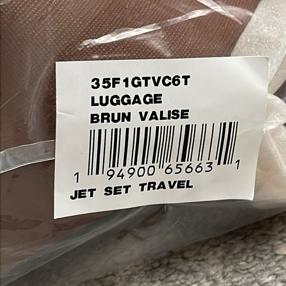 NWT MICHAEL Michael Kors Jet Set Travel Medium Dome Crossbody Bag Leather Brown - Picture 11 of 11